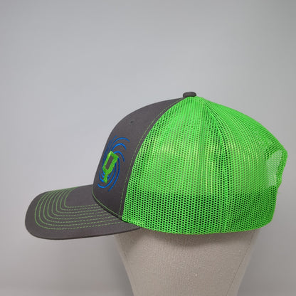 Outdoor Cap Snapback Trucker Hat Multicolor One Size Embroidered Logo