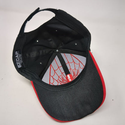 Spider In Web Strapback Hat Multicolor OSFA Adjustable Embroidered Ezcap