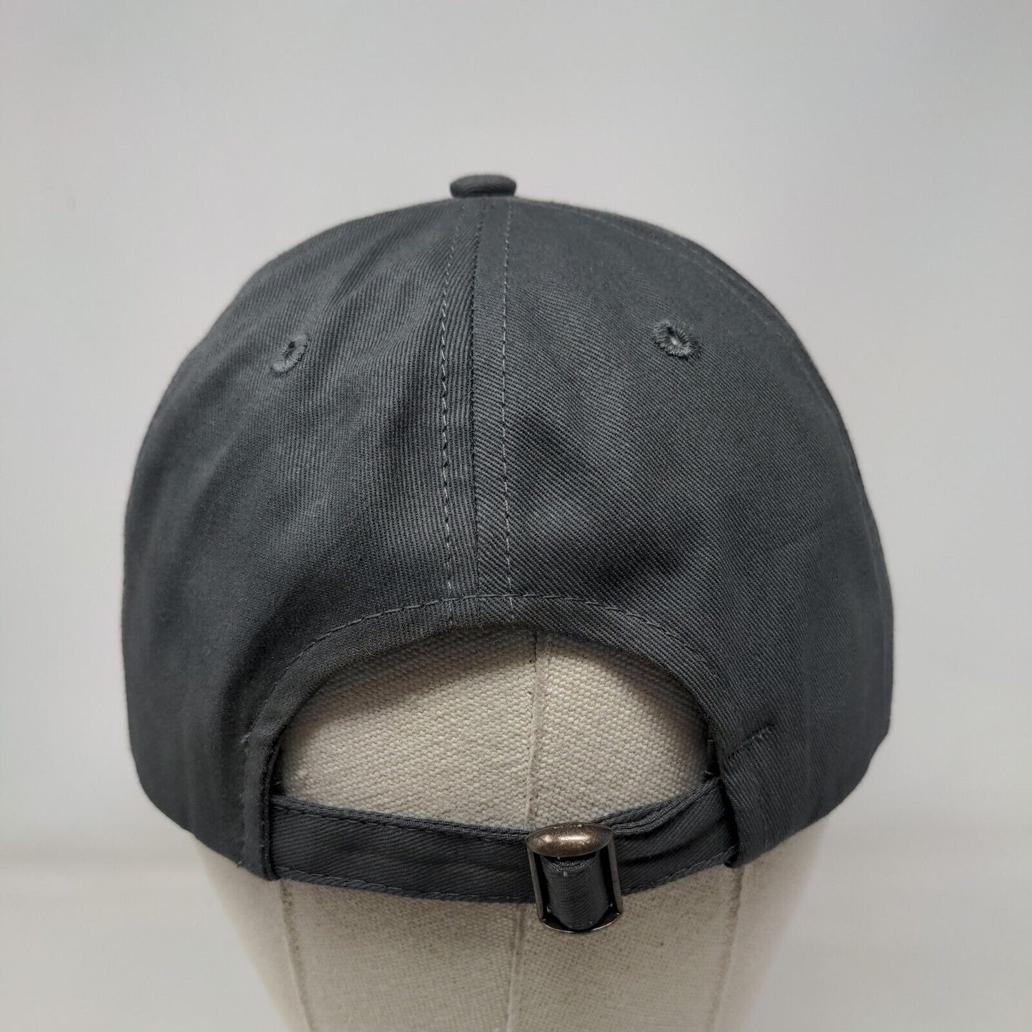 Cabela's Club Slideback Hat Gray OSFM Adjustable Embroidered Vented Holes