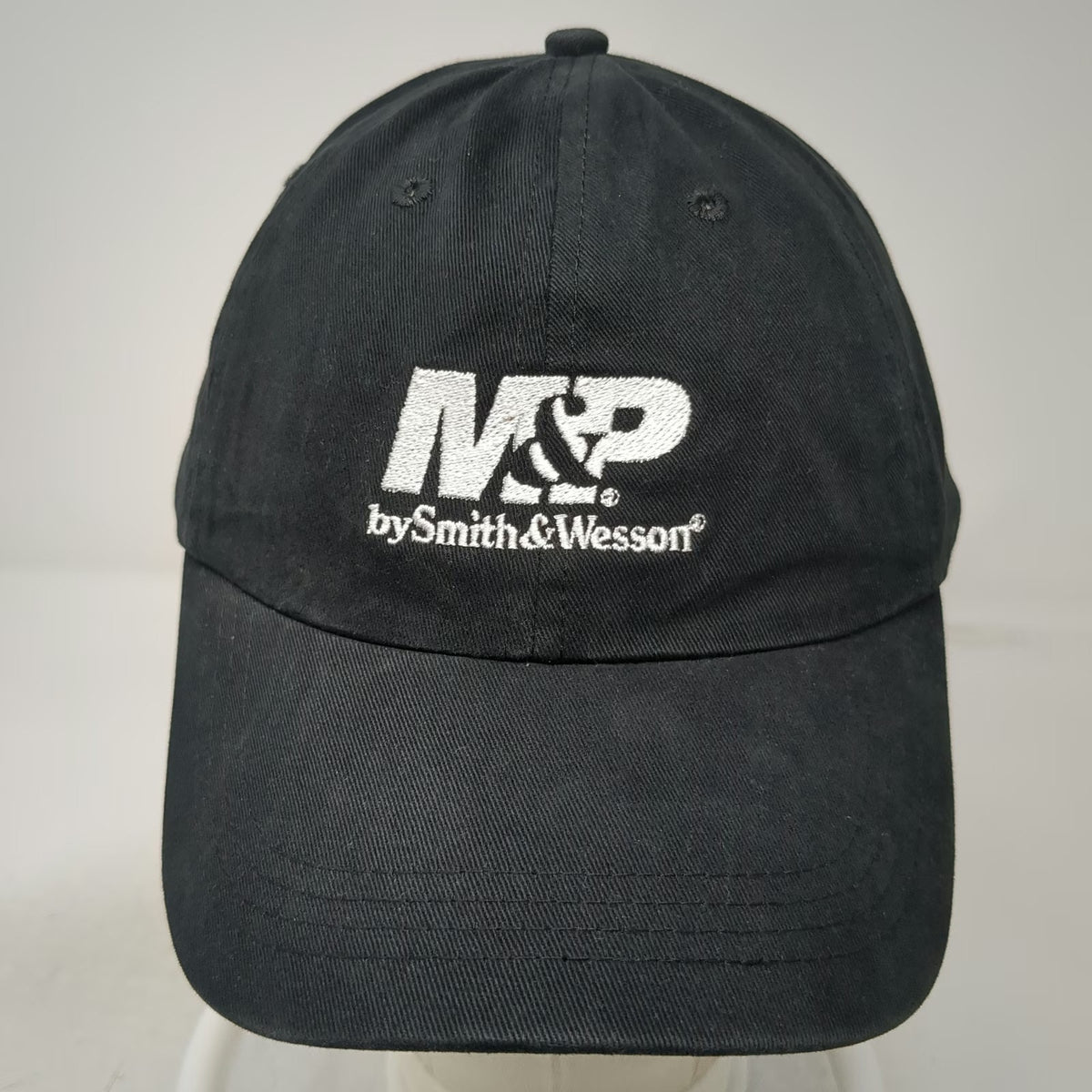Quake City Caps Smith & Wesson M&P Baseball Cap Black One Size Cotton Buckle Hat