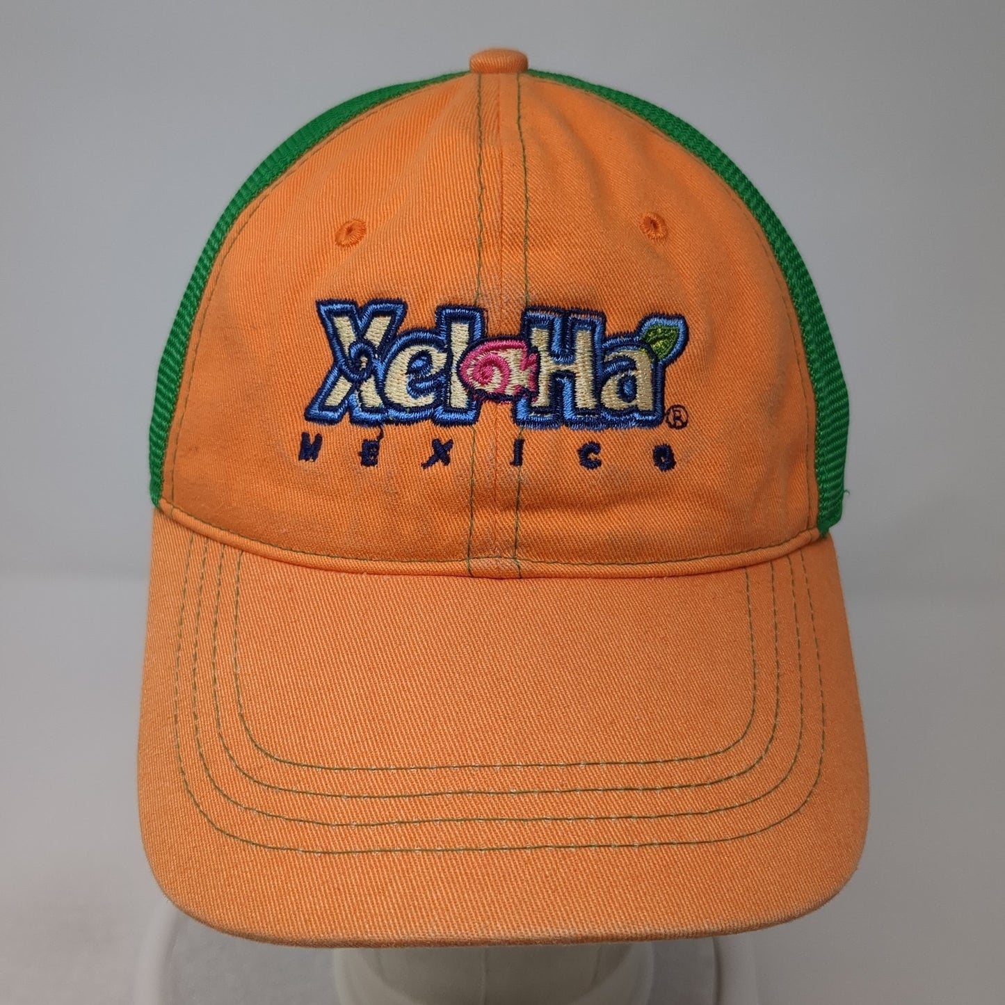 Xelha Mexico Fitted Trucker Hat Multicolor One Size Adjustable Mesh Back 5 Handy