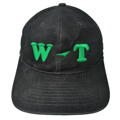 W-T Wrag-Time Transportation Snapback Hat Black One Size Embroidered