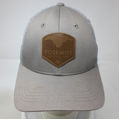 Kind Design Trucker Hat Gray One Size Yosemite National Park Patch Map Brim