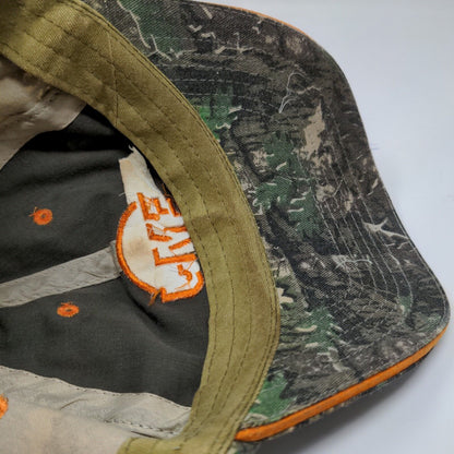 Hit Wear Men's Strapback Hat Camo Size OSFA Embroidered EMJ Logo Cotton