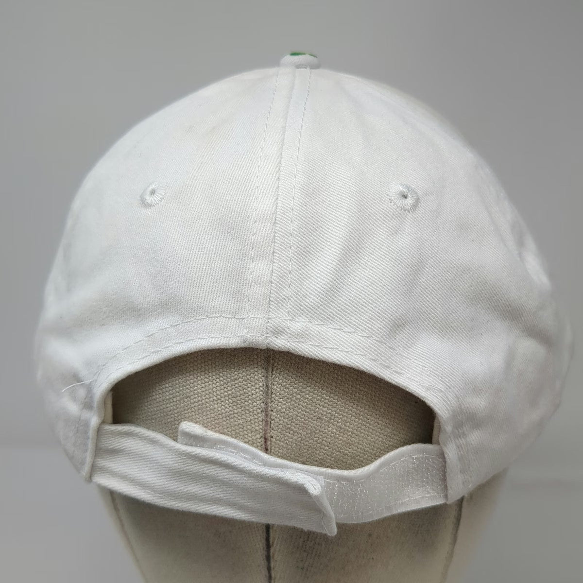 New Jersey Lottery White Baseball Cap OSFM Anything Can Happen In Jersey Logo
