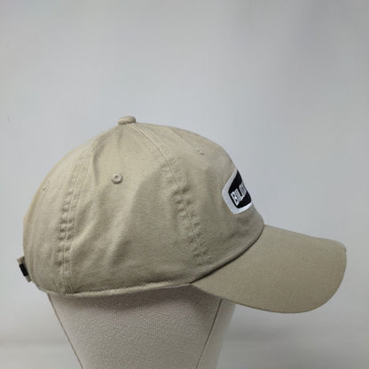 Biloxi Beach Mississippi Strapback Hat Tan OSFA Embroidered Bio-Domes