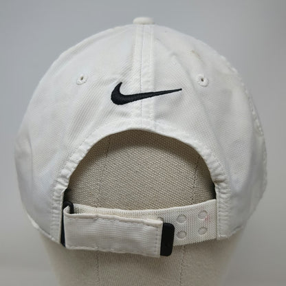 Nike Baseball Cap White Black One Size Dri-Fit Legacy91 Swoosh Strapback hat