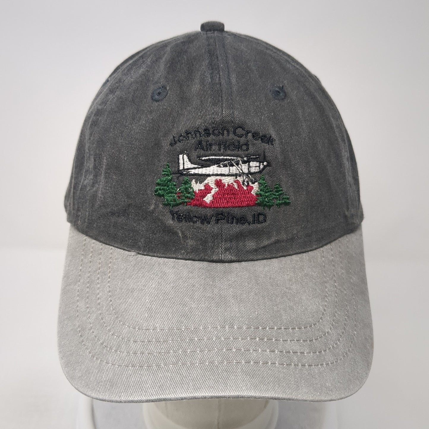 Johnson Creek Yellow Pine ID Slideback Hat Gray One Size Port & Company