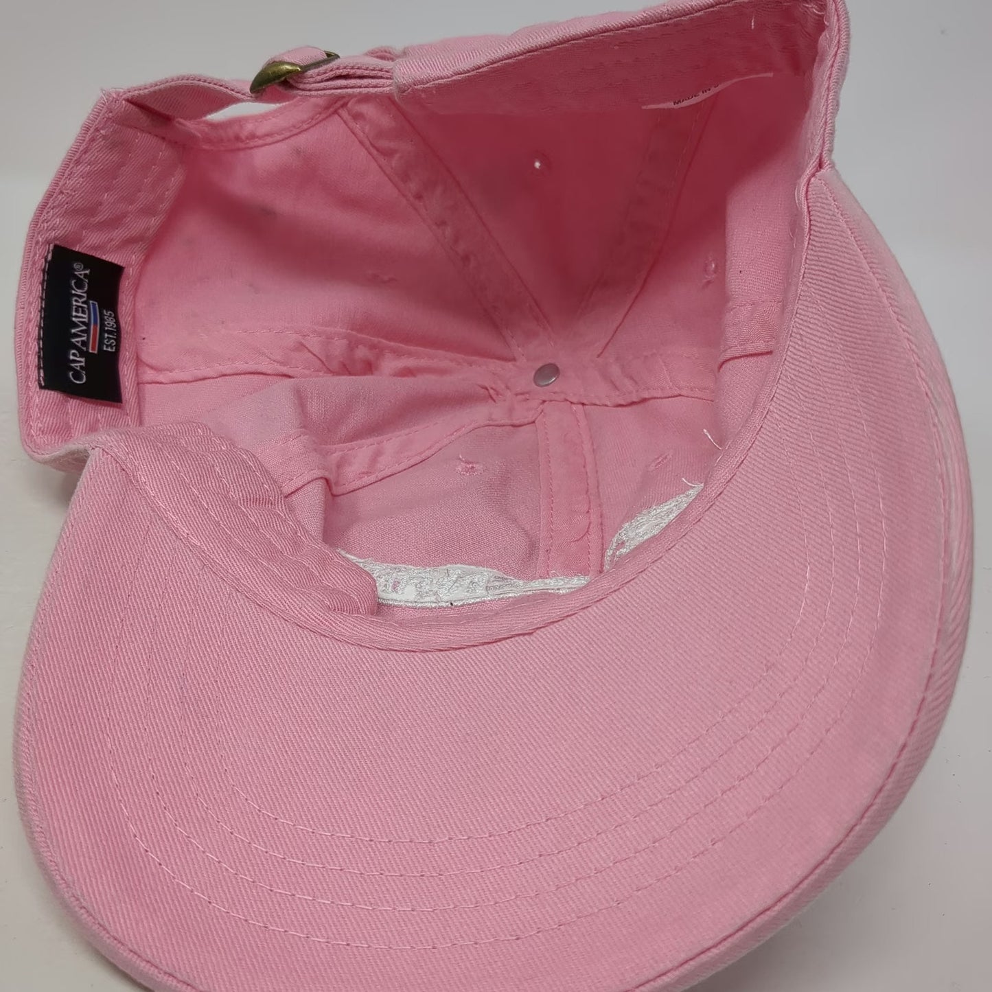 Cap America Baseball Cap Pink One Size American Cancer Society Men Wear Pink Hat