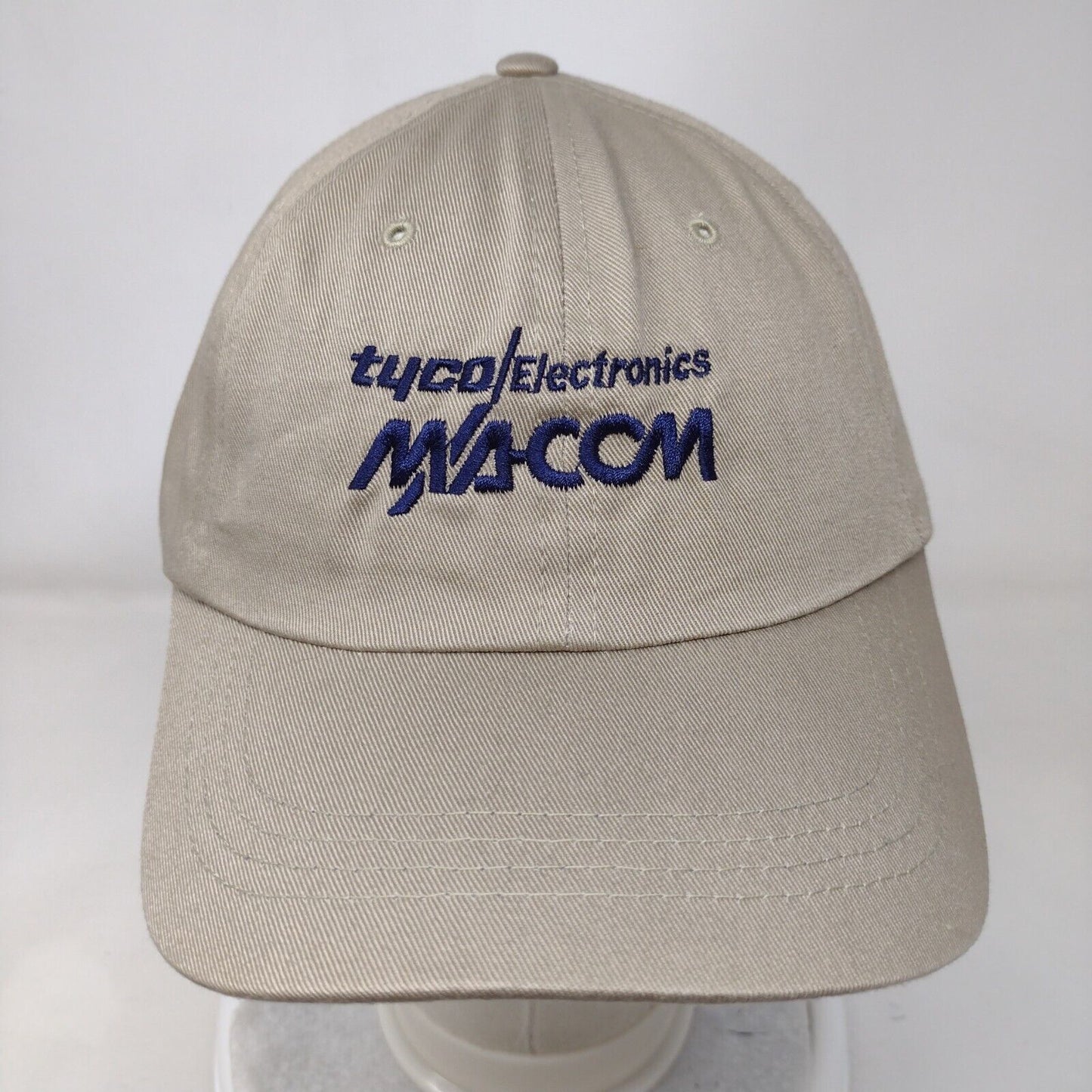 Tyco/Electronics Macom Slideback Hat Tan OS Adjustable 6 Panel Port Authority