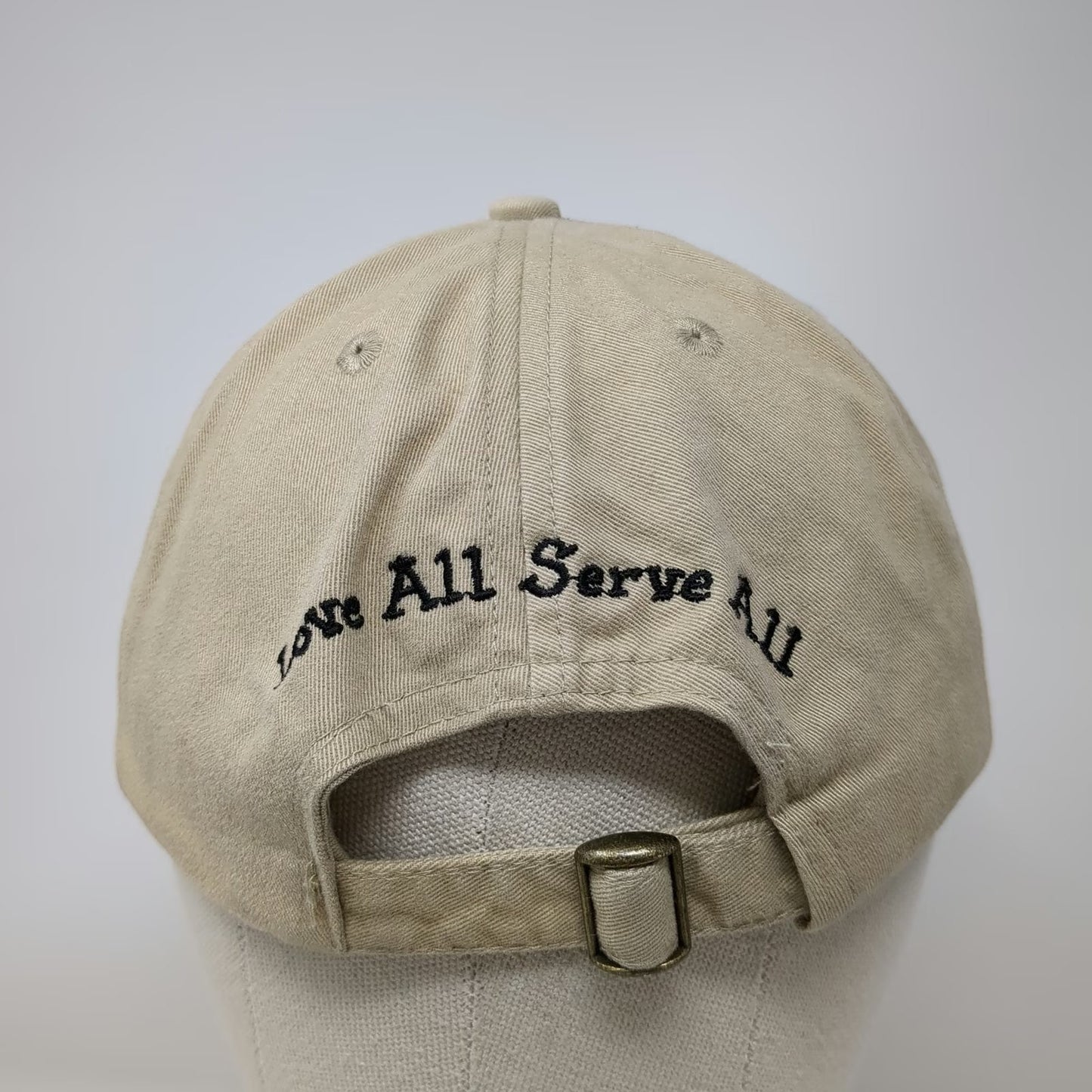 Hard Rock Cafe London Baseball Cap Beige One Size Love All Serve All Cotton Hat