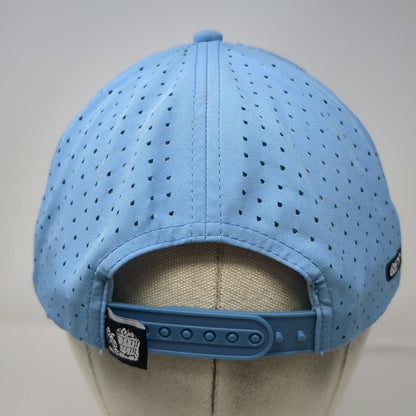 The Heartbeat Brand Trucker Hat Blue One Size Buck Naked Perforated Tractor