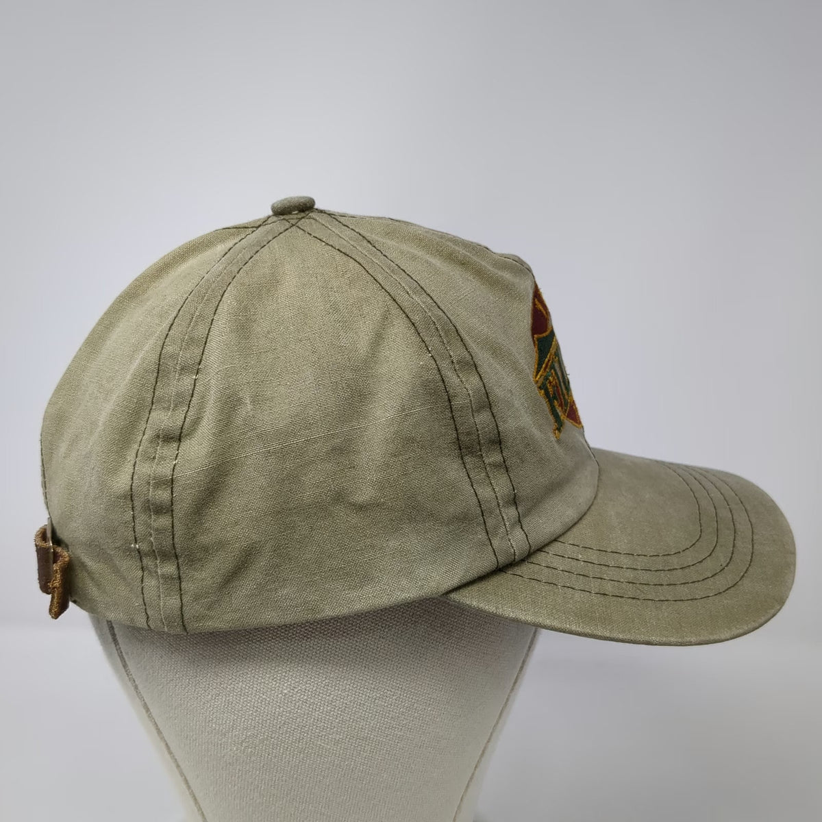Filson Baseball Cap Brown One Size Leather Strap 100th Anniversary Hat Seattle