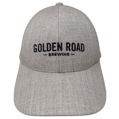 Golden Road Brewing Snapback Hat Gray OSFA Solid Embroidered Yupoong