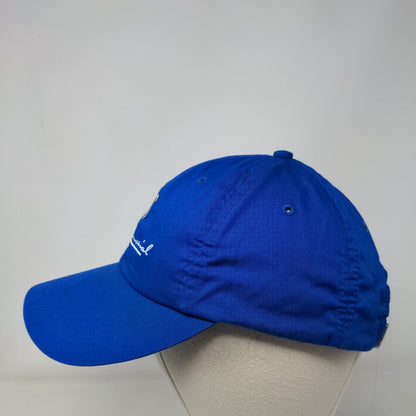 Old Memorial Strapback Hat Blue OSFA Embroidered 6 Panel Imperial