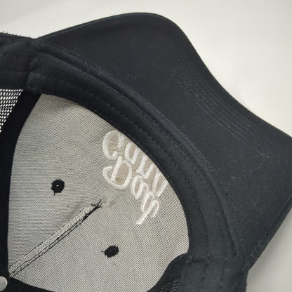 Dad Gang Trucker Hat Black One Size Mesh Snapback IYKYK Script Logo Embroidery