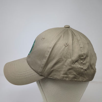 Headliner Corta-Flx Horse Logo Baseball Cap Beige One Size Strapback Hat Cotton