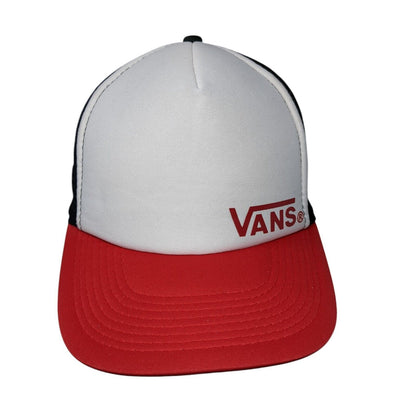 VANS Snapback Trucker Hat Multicolor One Size Adjustable Mesh Back Check