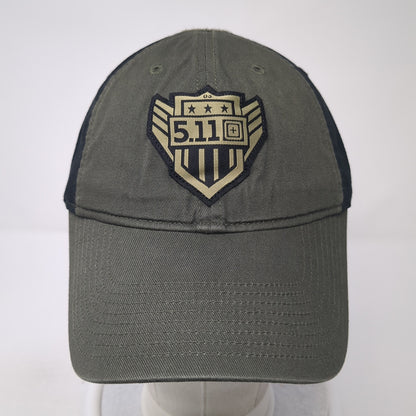 5.11 Tactical 2017 Strapback Hat Green One Size Adjustable Colorblock
