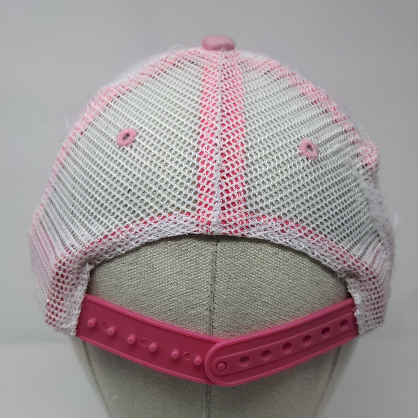 Pendleton Whisky Snapback Trucker Hat Pink One Size Mesh Back 6 Panel