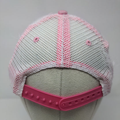Pendleton Whisky Snapback Trucker Hat Pink One Size Mesh Back 6 Panel