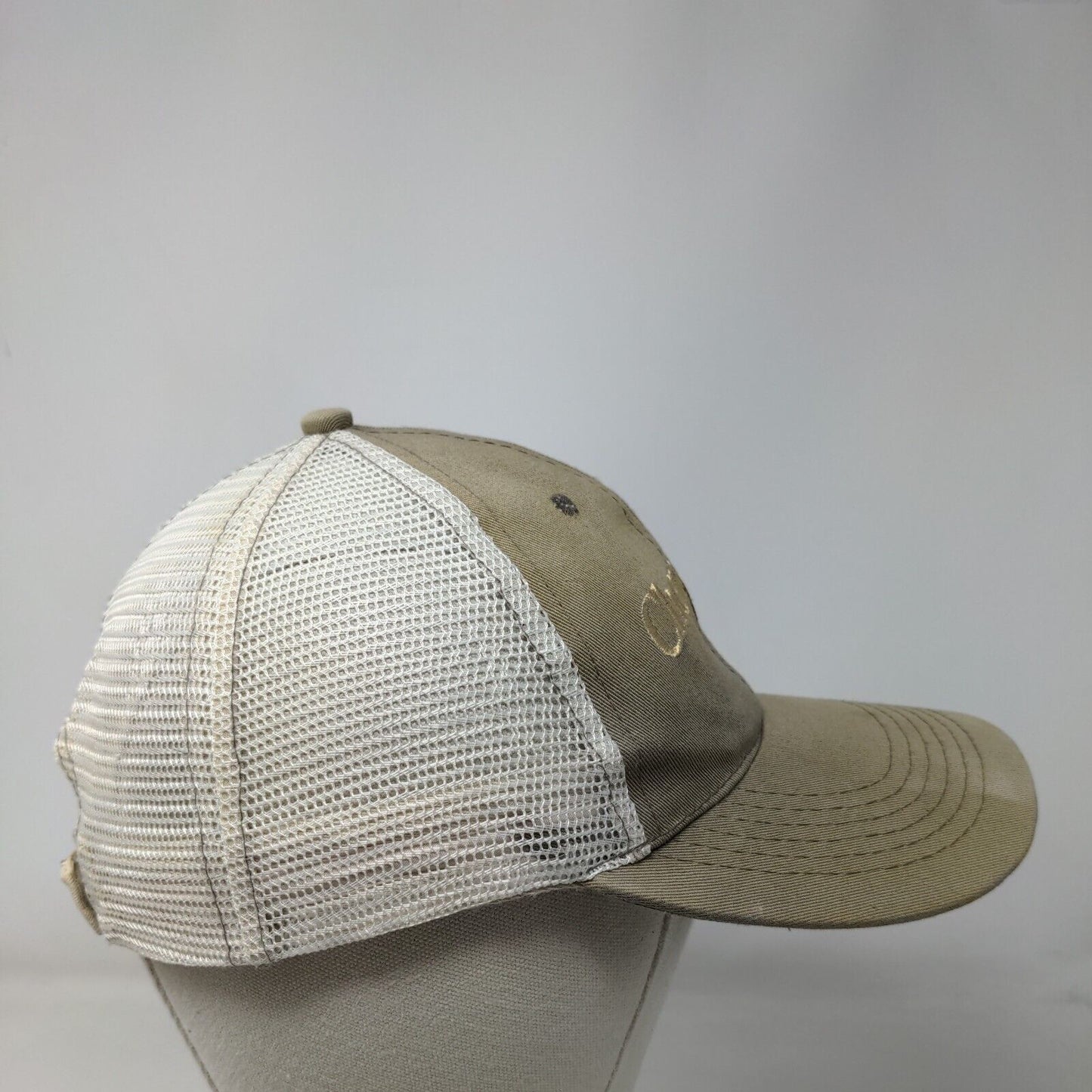 Chem Pro Services Strapback Trucker Hat Tan One Size Colorblock
