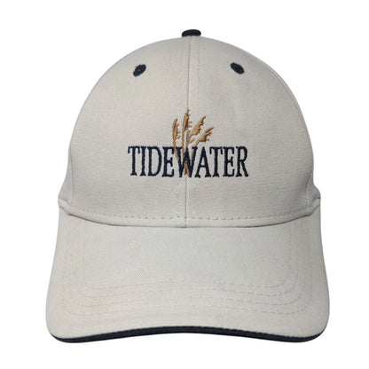 Tidewater Strapback Hat Tan OSFA Embroidered American Dry Goods