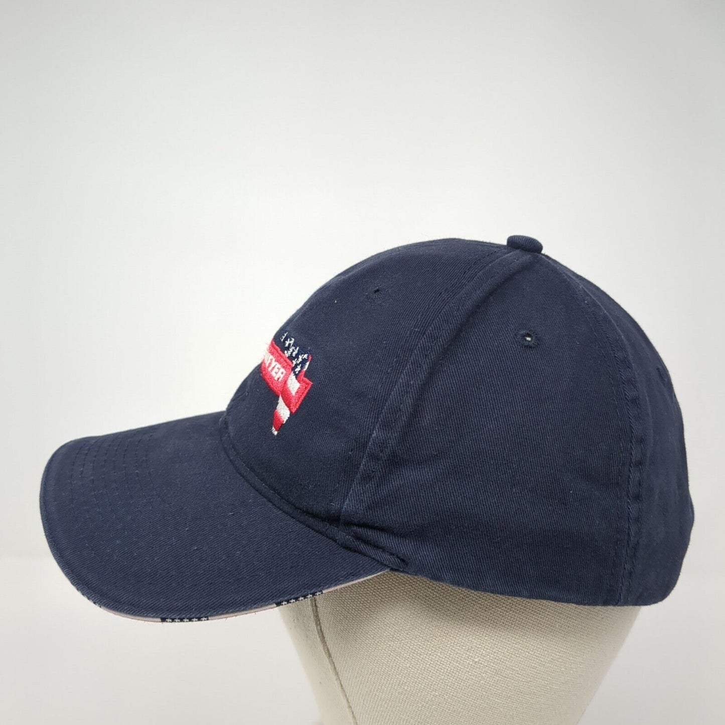 Maschmeyer Slideback Baseball Cap Blue OS Adjustable Embroidered Patriotic Katl