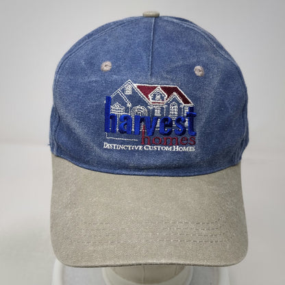 Cobra 5 Panel Blue One Size Snapback Hat Harvest Homes Two Tone Washed Cotton