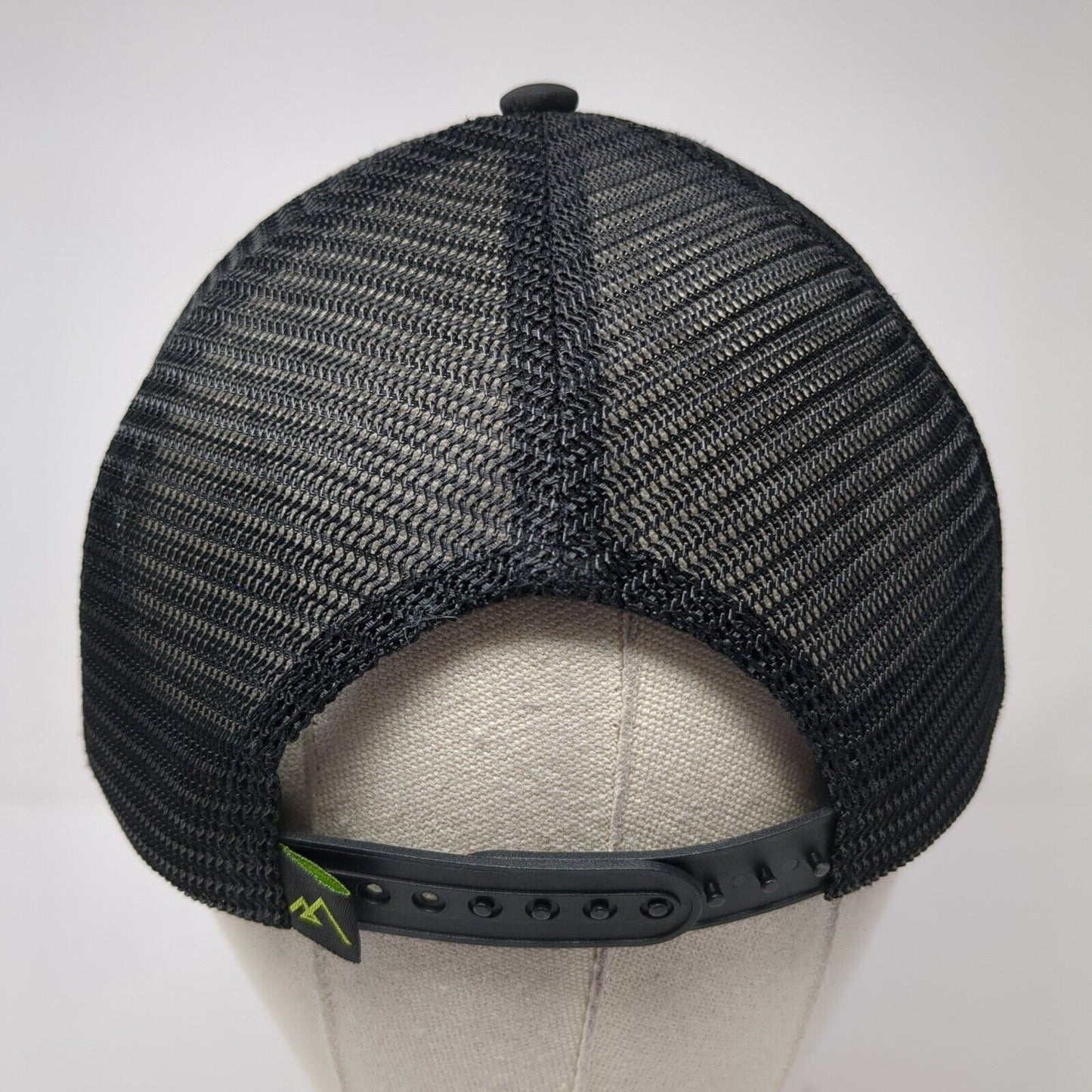 The Heartbeat Brand Snapback Trucker Hat Camo One Size Mesh Back Logo