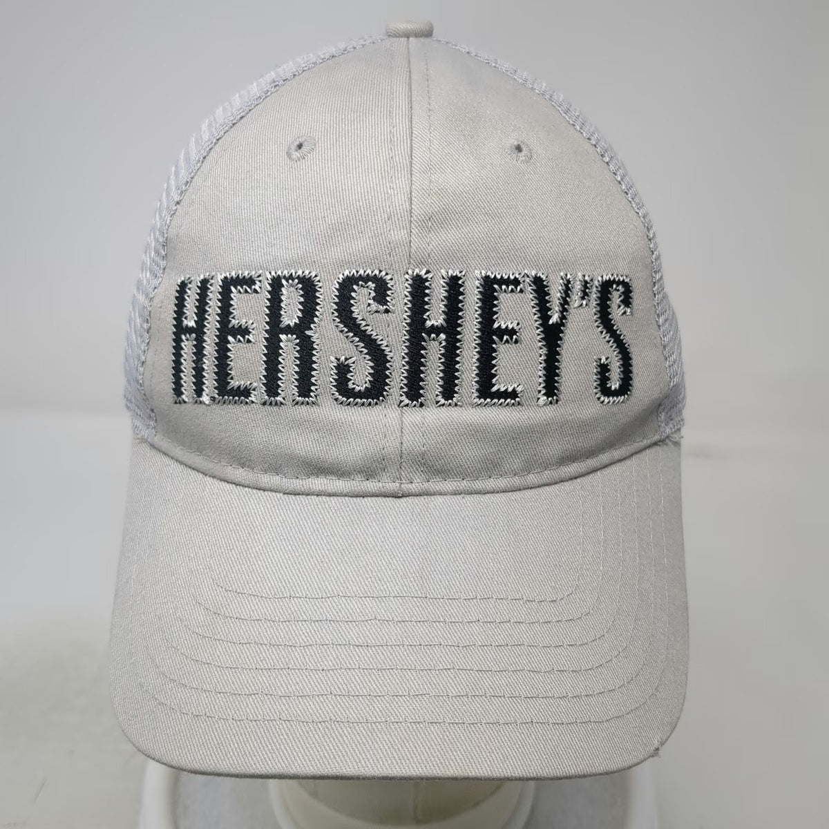 Hershey's Chocolate World Las Vegas Gray One Size Trucker Hat Snapback Mesh