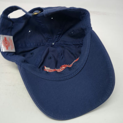Budweiser Baseball Cap Blue One Size Embroidered Logo Slideback Cotton Hat