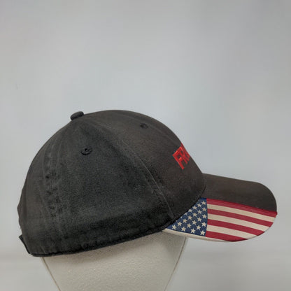 FRIDAYS American Flag Strapback Hat Black OS Adjustable Patriotic Outdoor Cap