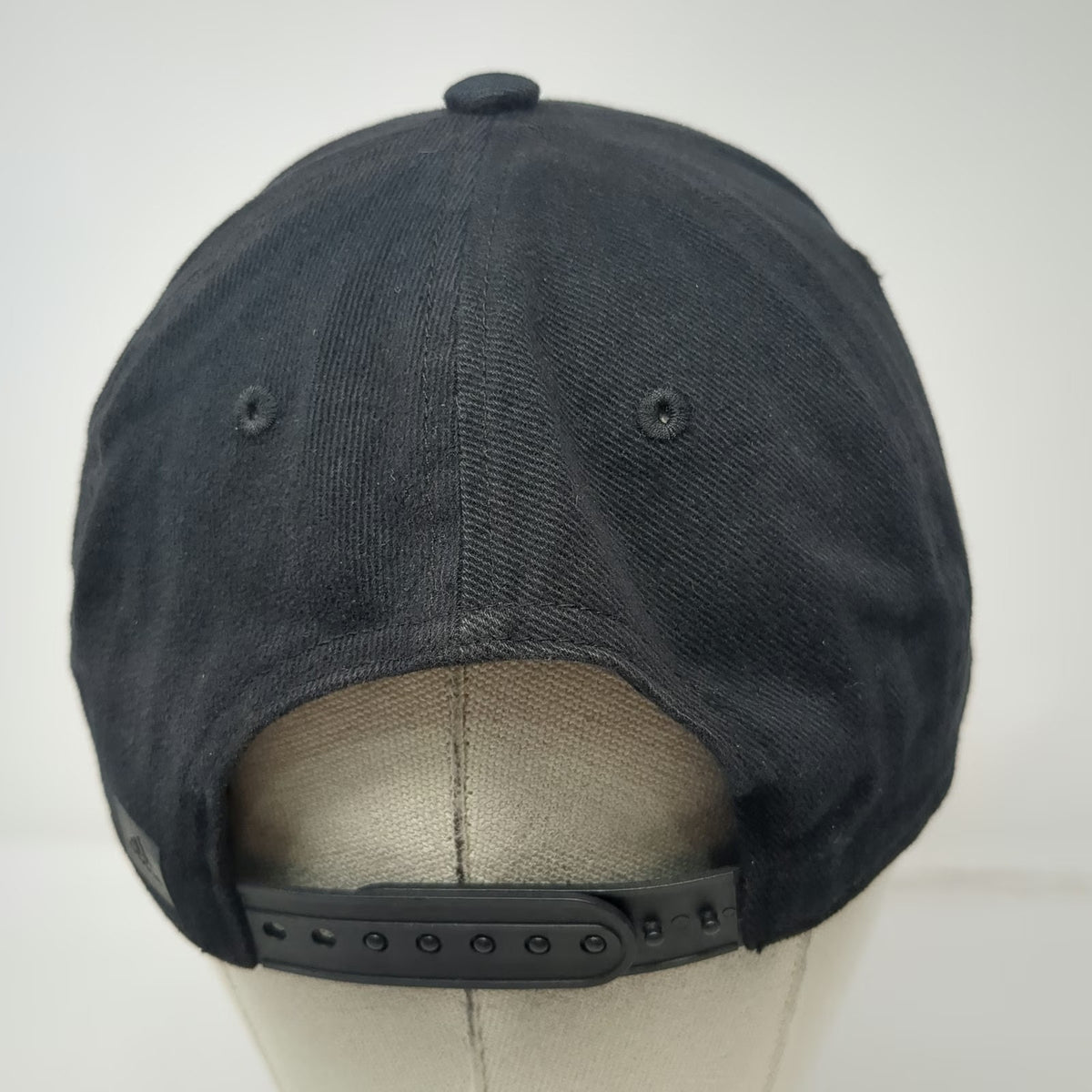 Adidas Snapback Black Hat One Size Embroidered Logo Adjustable 6 Panel Athletic