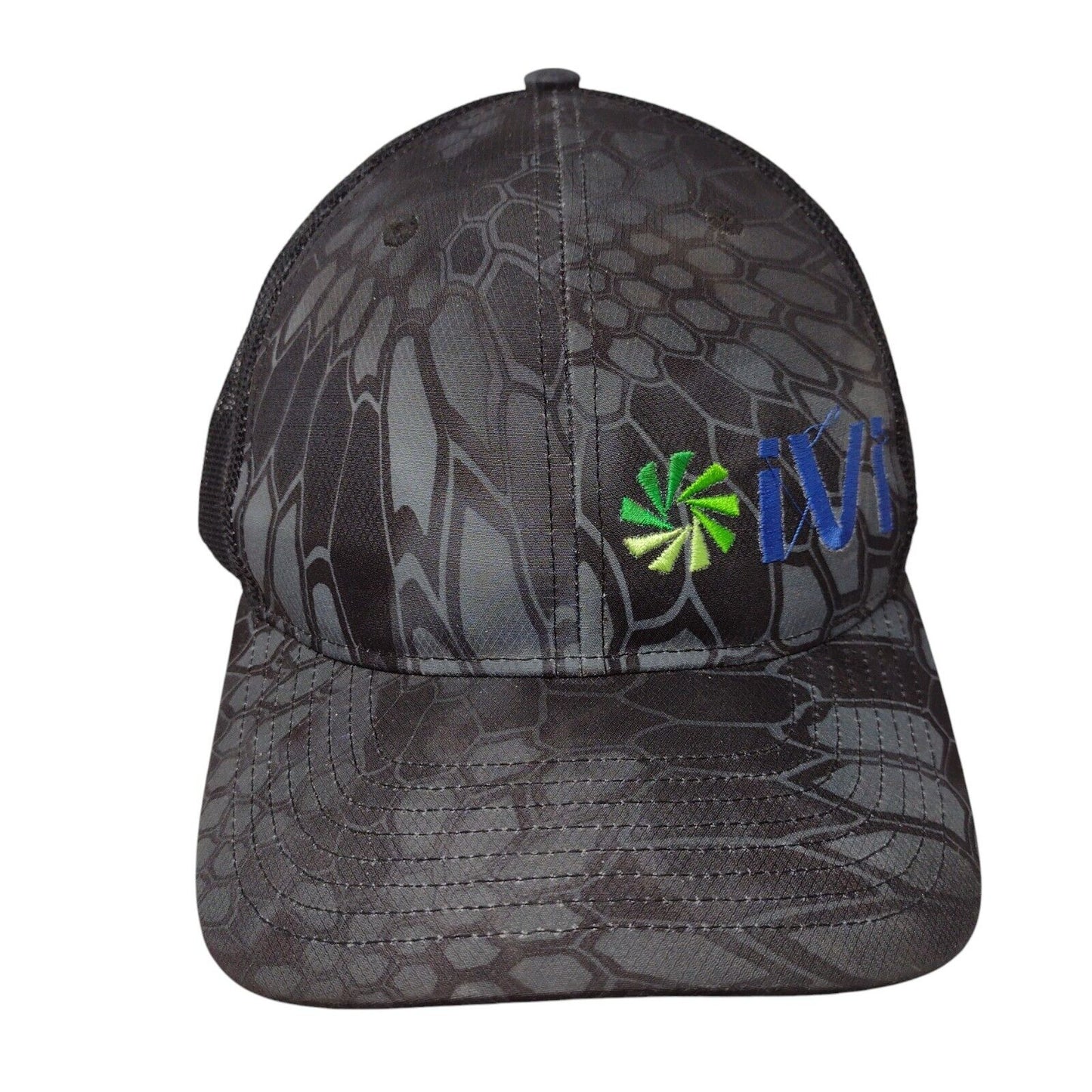 iVi Snapback Trucker Hat Multicolor One Size Adjustable Mesh Back Richardson