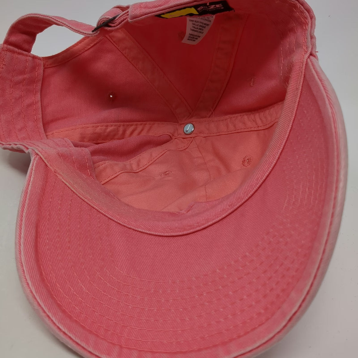 Nike Heritage 86 Baseball Cap Pink One Size Adjustable Slideback Logo Swoosh Hat