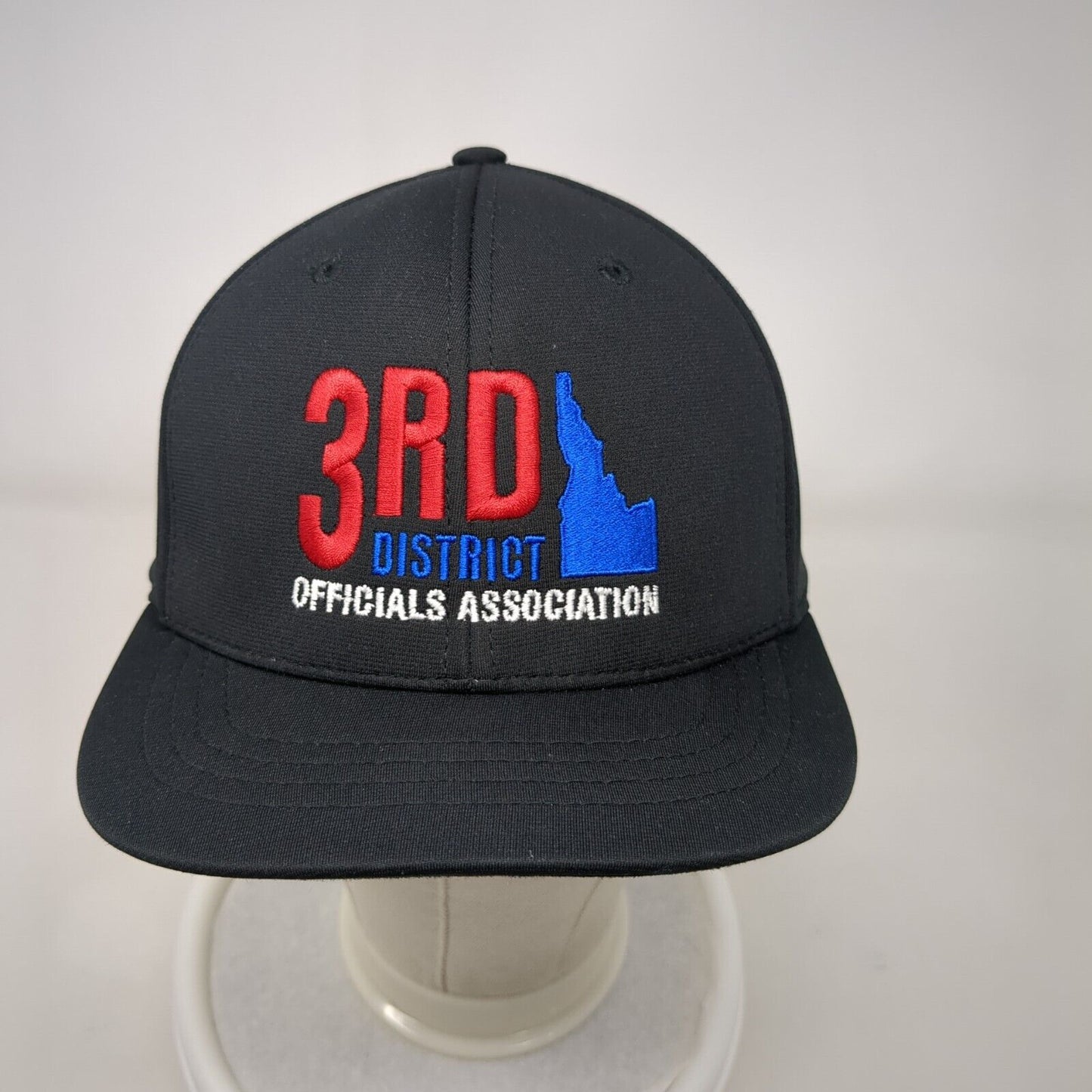 3rd District Official Association Fitted Hat Black S/M Embroidered Richardson