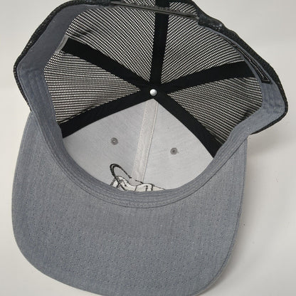 M Snapback 112 Trucker Hat Gray One Size Adjustable Mesh Back Richardson