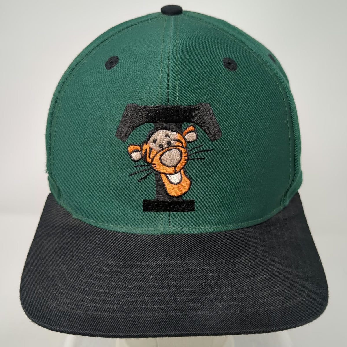 Disney Store Snapback Green One Size Tigger Winnie the Pooh Hat Two Tone Black