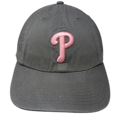 Philadelphia Phillies MLB '47 Baseball Cap Gray Pink One Size Adjustable Strap