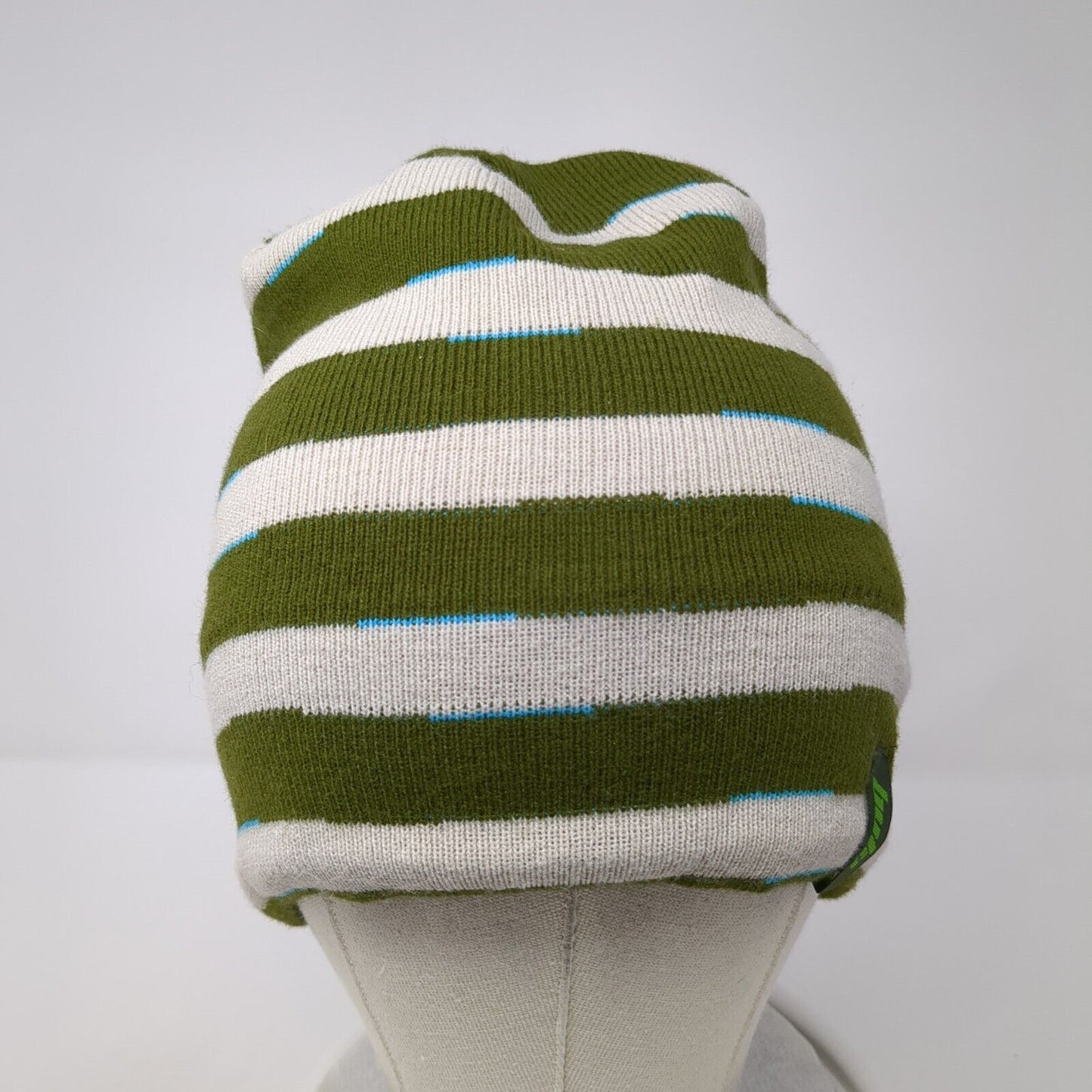 Bula Knit Beanie Hat Multicolor One Size Striped Acrylic Stretch