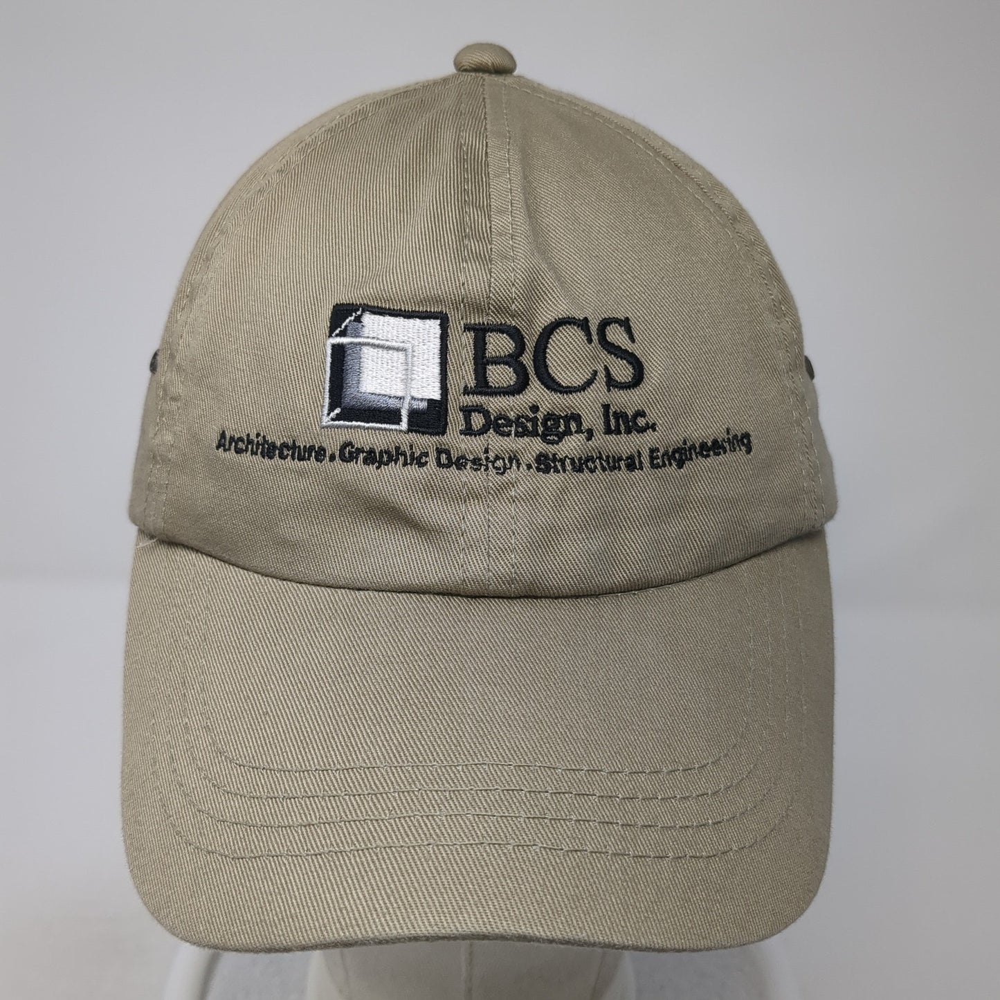 BCS Design Inc. Slideback Hat Brown One Size Adjustable Embroidered