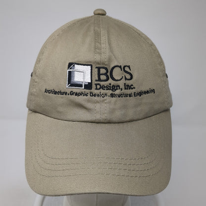 BCS Design Inc. Slideback Hat Brown One Size Adjustable Embroidered