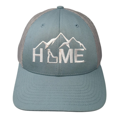 Home Idaho Trucker Hat Blue Large Adjustable Embroidered Mesh Back Richardson