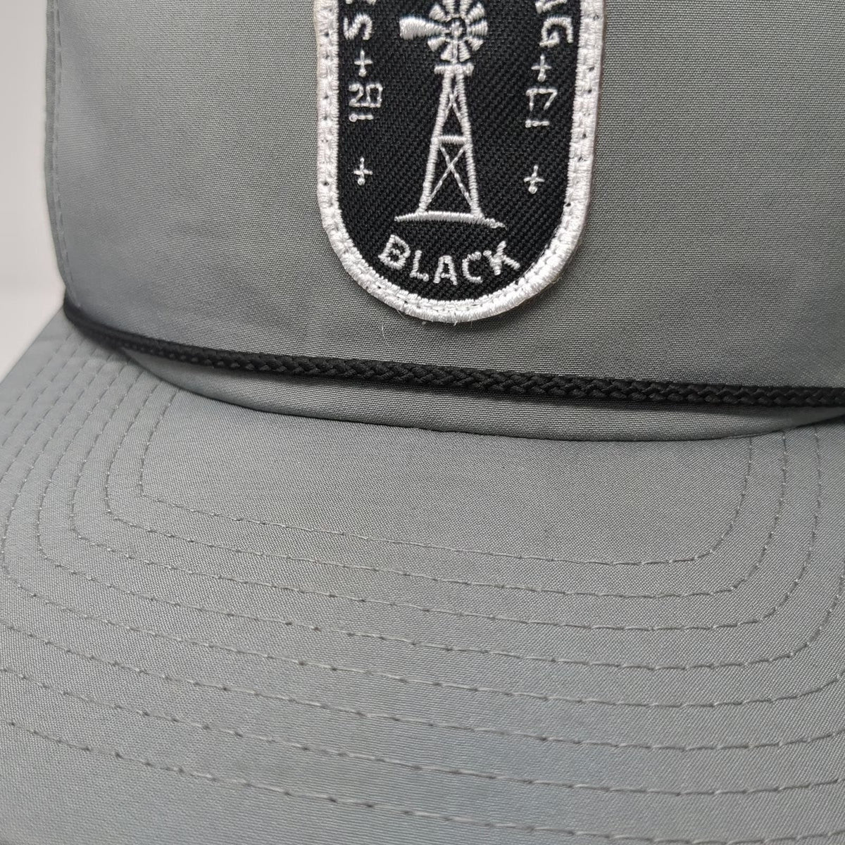 Imperial 5 Panel Gray One Size Hat Rope Snapback Streamsong Black Windmill