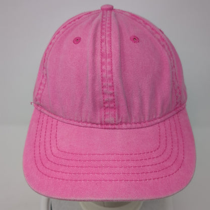 Unbranded Slideback Hat Solid Pink One Size Adjustable Blank Outdoor