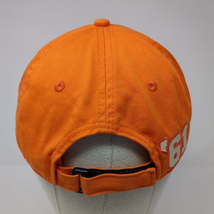 Cabela's '61 Strapback Hat Orange One Size Adjustable Embroidered