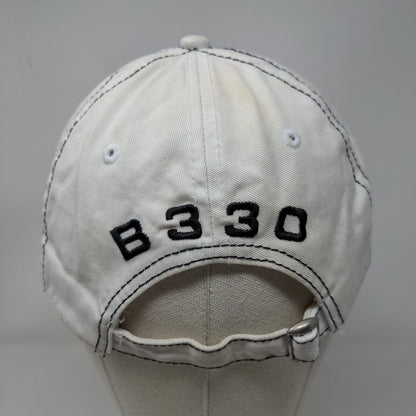 Bridgestone Golf Slideback Hat White One Size Embroidered Adjustable