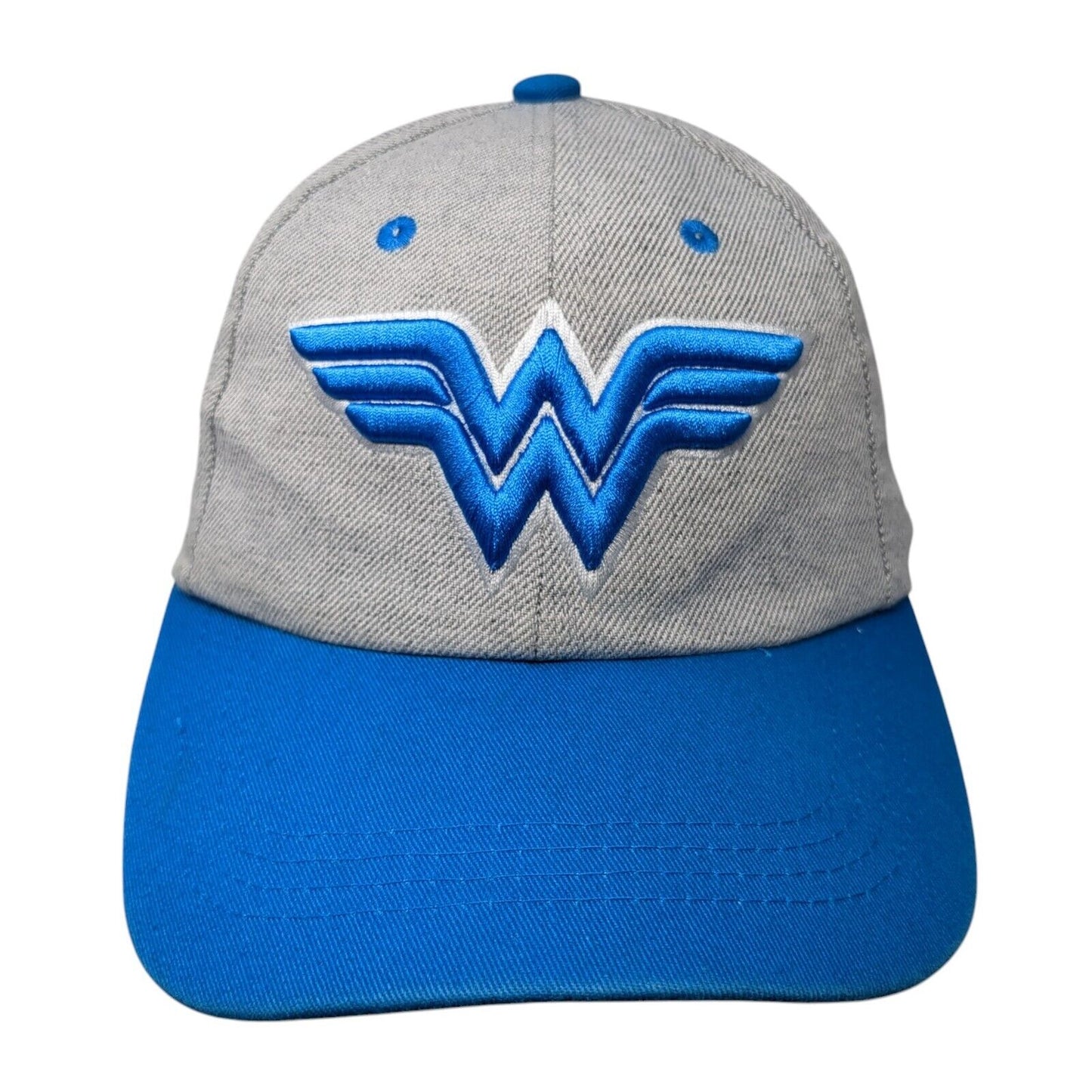 Wonder Woman Strapback Hat Multicolor One Size Adjustable Six Flags