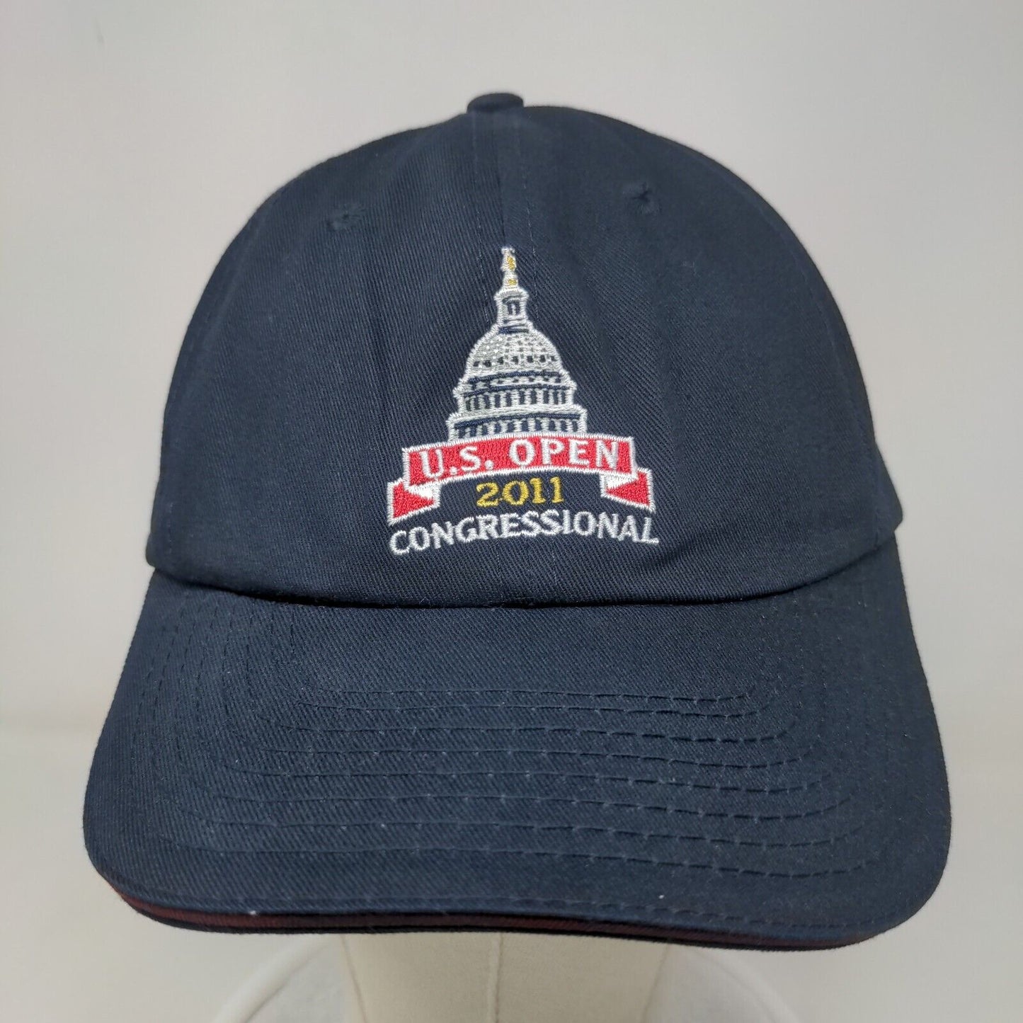 U.S. Open Congressional 2011 Slideback Hat Blue One Size USGA Member